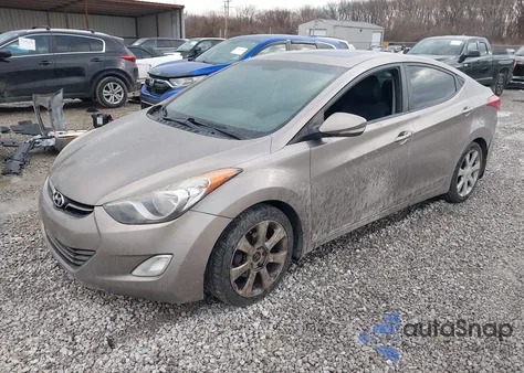 2013 Hyundai Elantra Limited из США, поврежденный, VIN 5NPDH4AEXDH154235